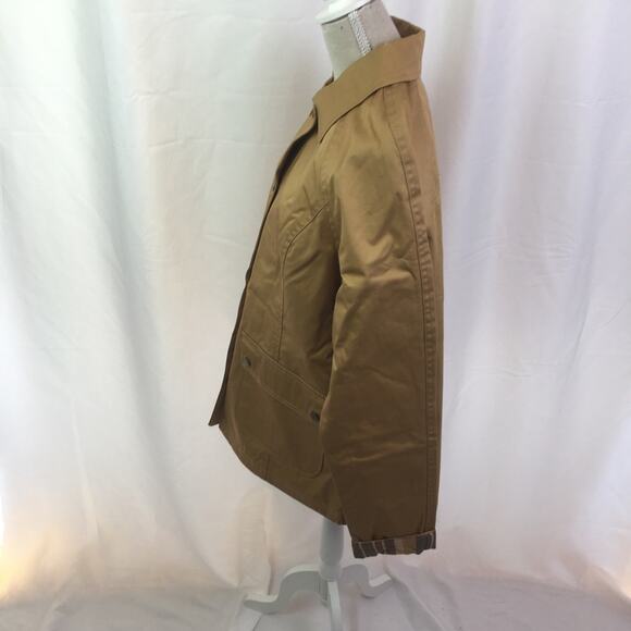 Denim&Co hi lo snap button Jacket Yellow Gold XS - Picture 10 of 13